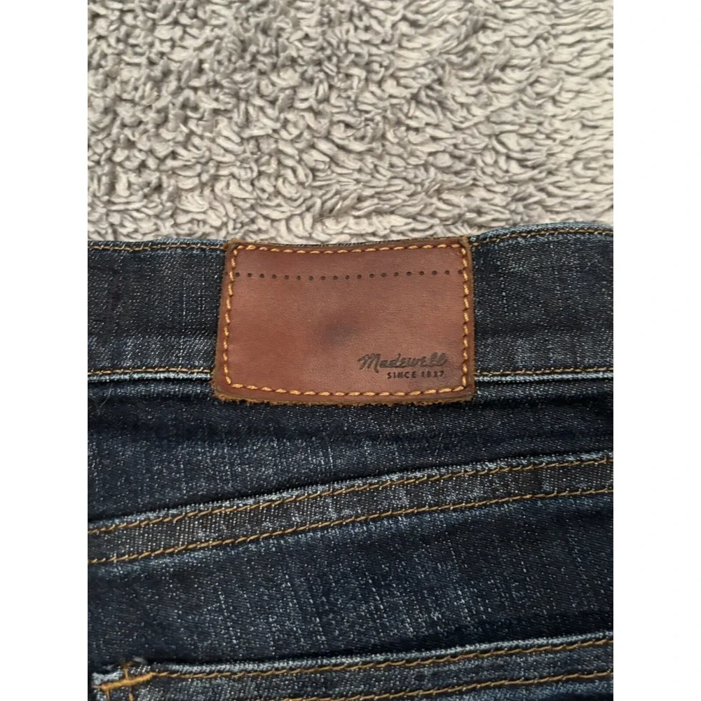 Madewell Alley Straight Denim Jeans Dark Wash Blue Womens Size 24
